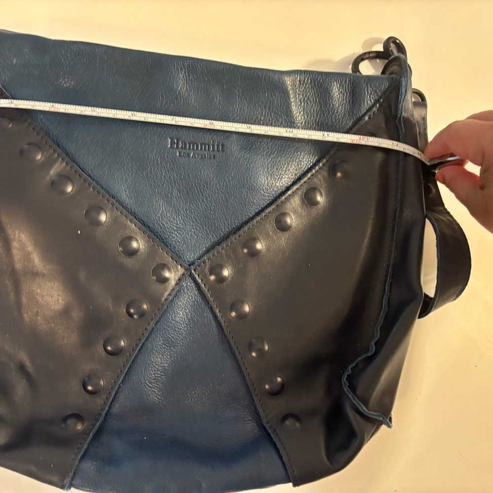 Hammitt Navy & Black Studded Leather Crossbody - Picture 4 of 8